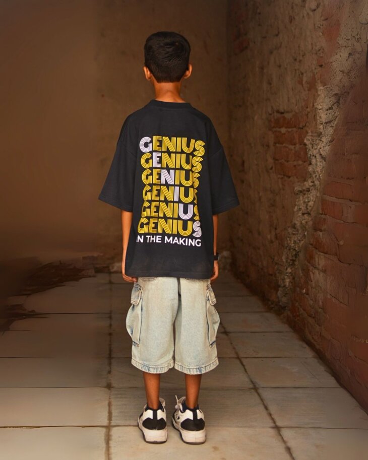 GENIUS IN THE MAKING OVERSIZED BOX TEE - Image 2
