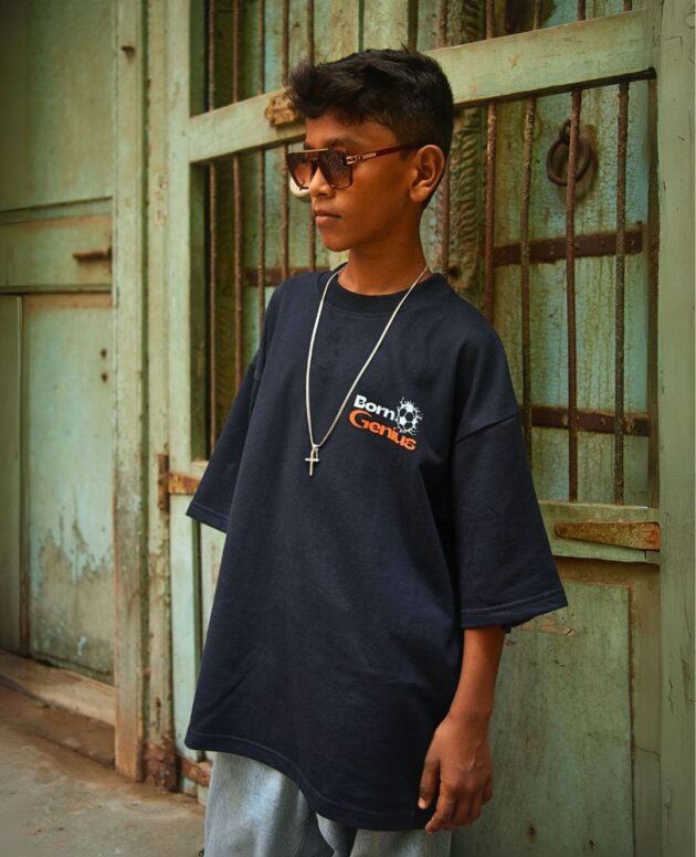 YOUNG; NOT DUMB OVERSIZED BOX TEE