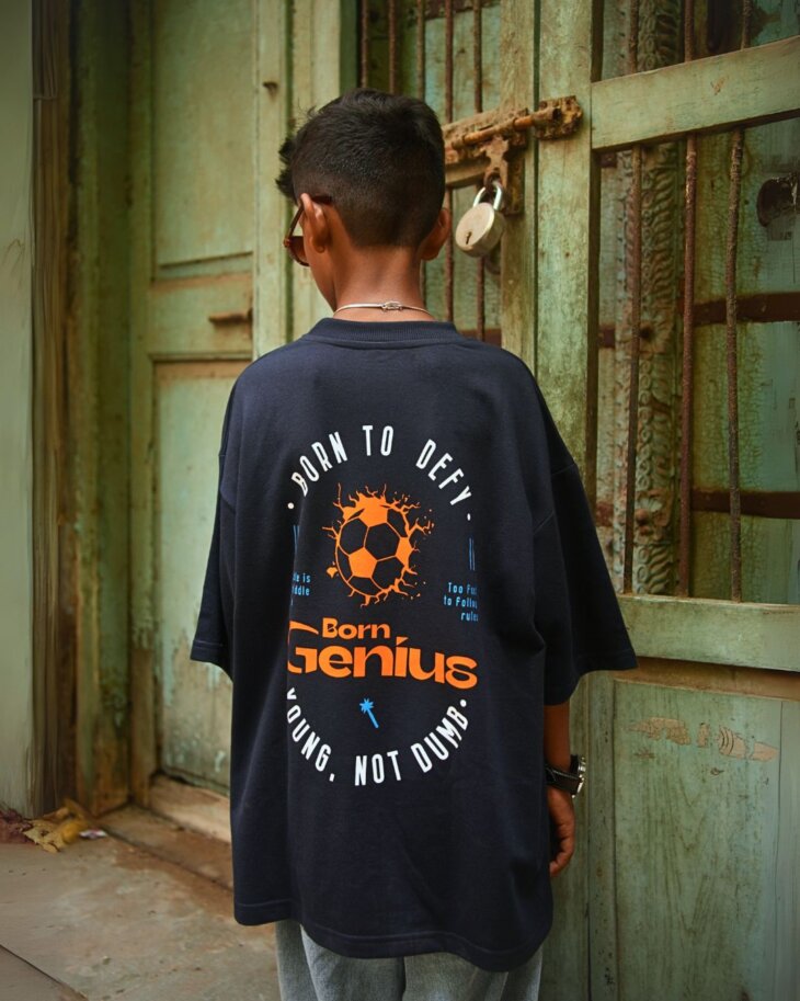 YOUNG; NOT DUMB OVERSIZED BOX TEE - Image 2